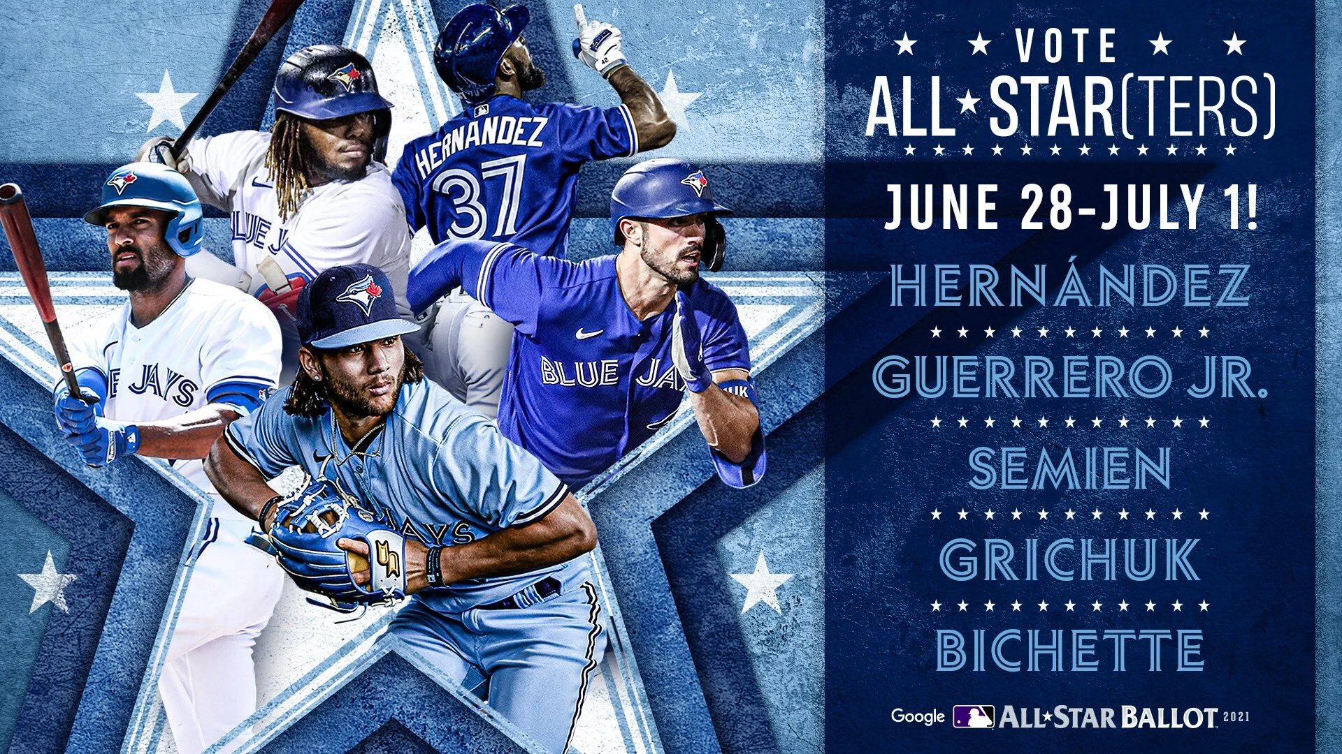 Five Blue Jays among MLB All-Star ballot finalists 