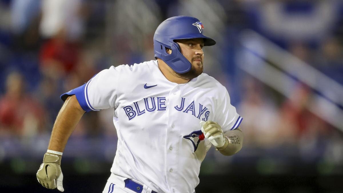 Rowdy Tellez will be settling on down  in Milwaukee, Jays add