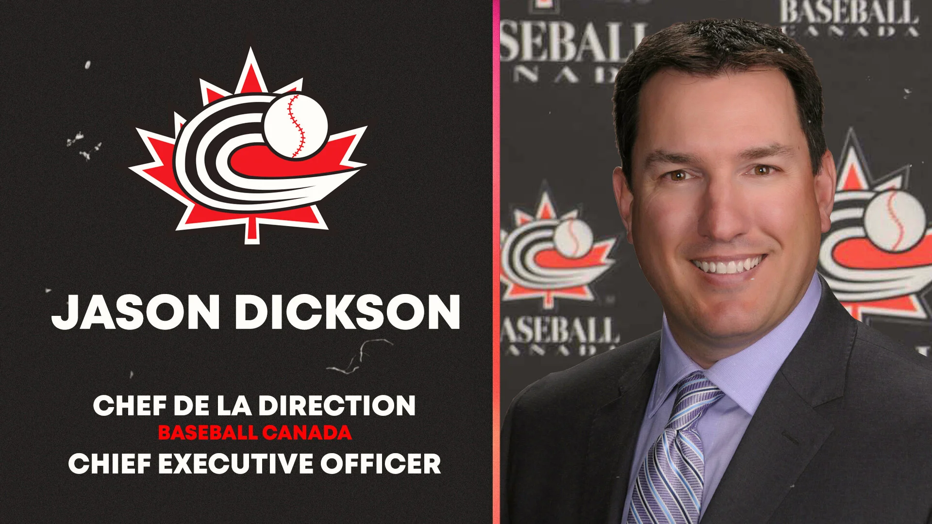 Baseball Canada names Jason Dickson chief executive officer