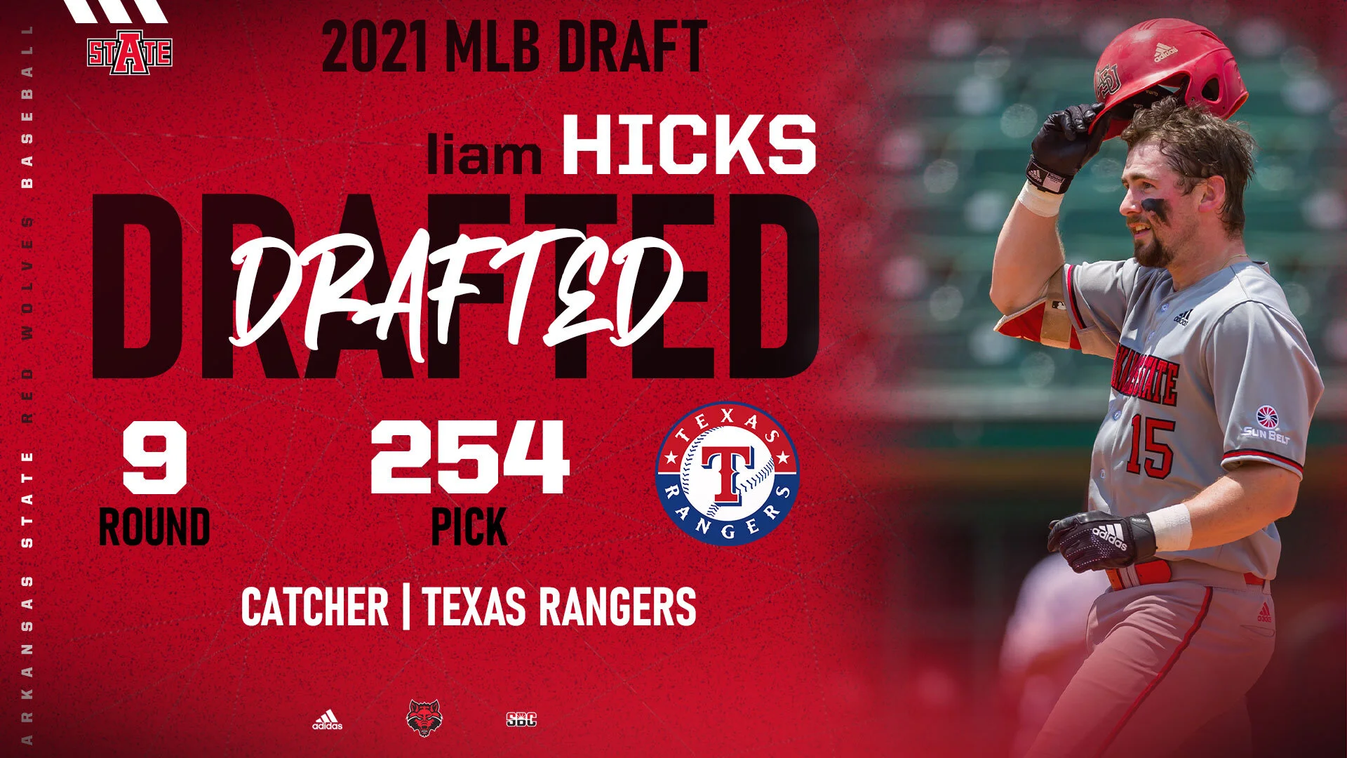 Hicks taken by Rangers in MLB draft
