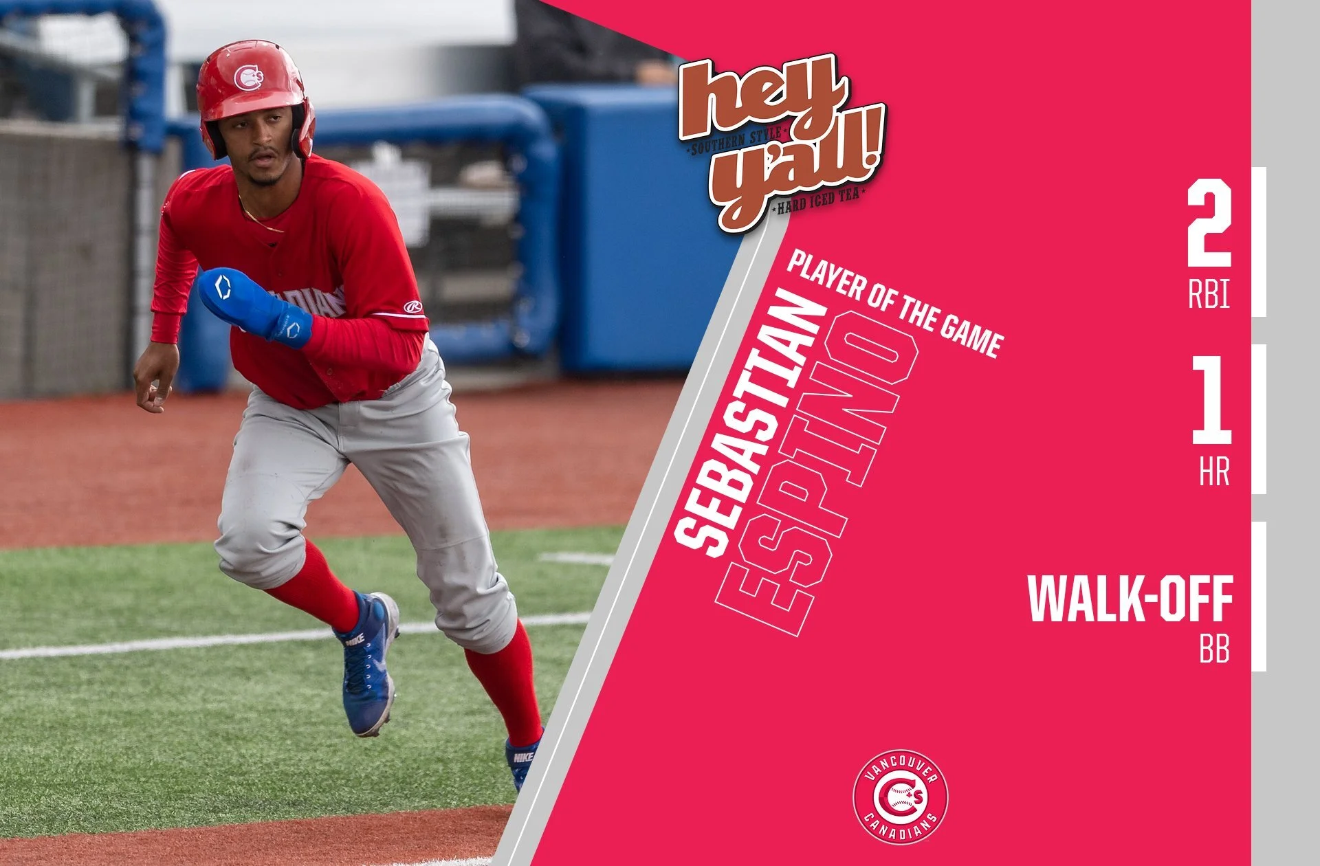 Walk-off walk ends Canadians' losing skid