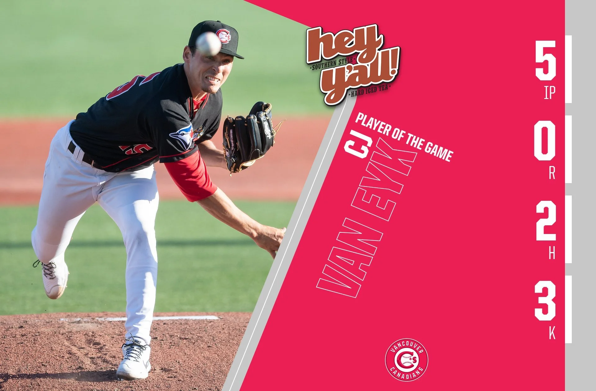 Five-run fifth propels Canadians to win