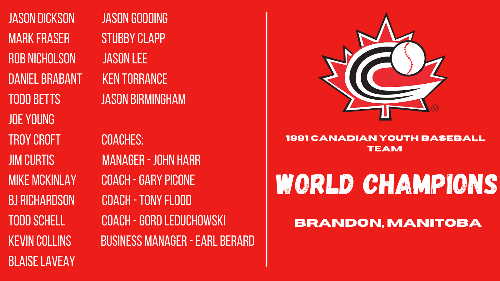 30 Years Later: Chemistry was key to Canada’s 1991 world championship win