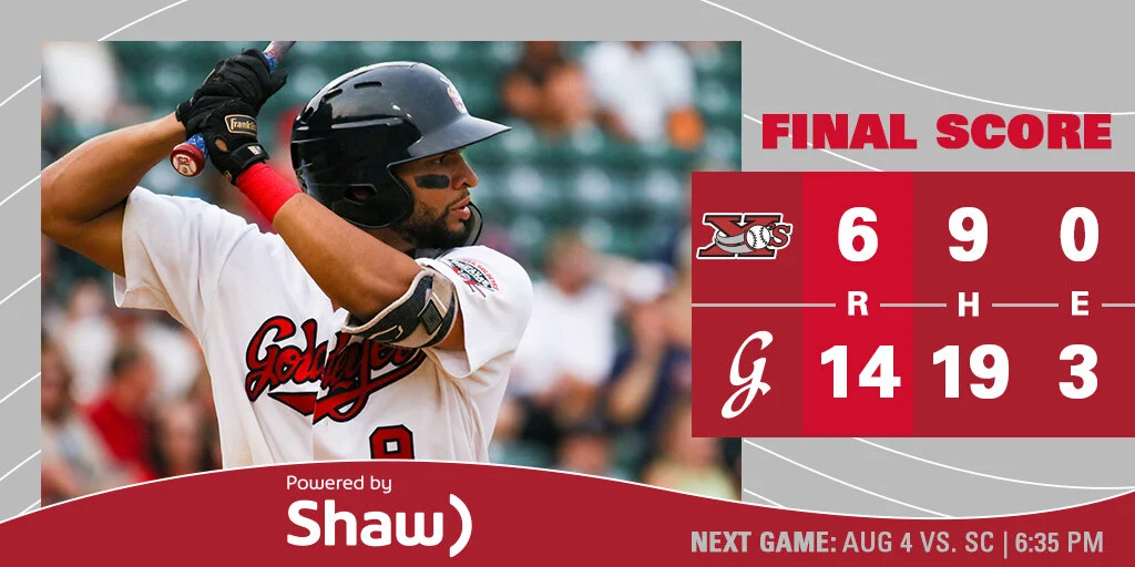 Darvill has four hits, Bourassa earns win in Goldeyes return to Winnipeg