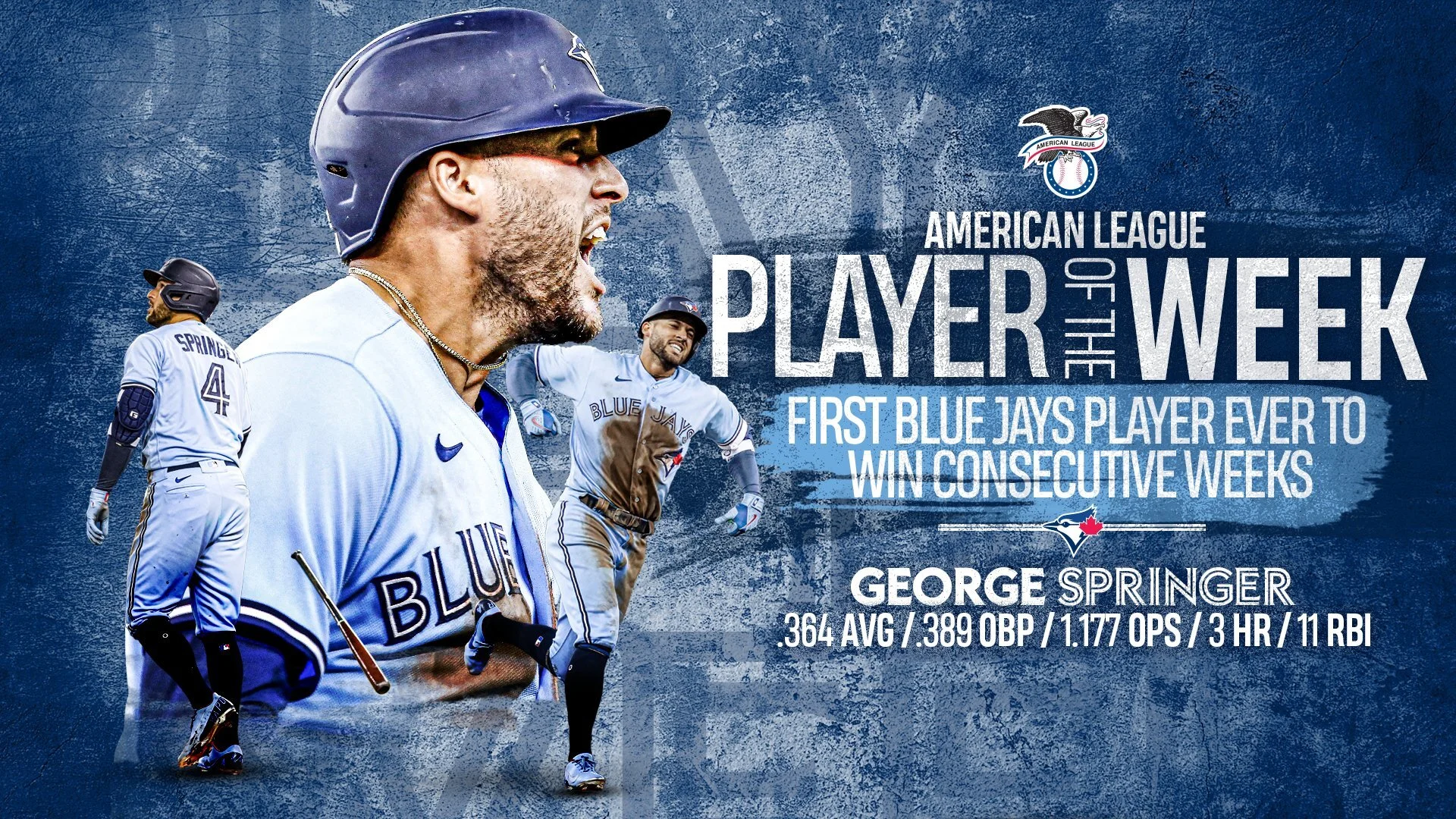 Blue Jays' Springer named AL Player of the Week