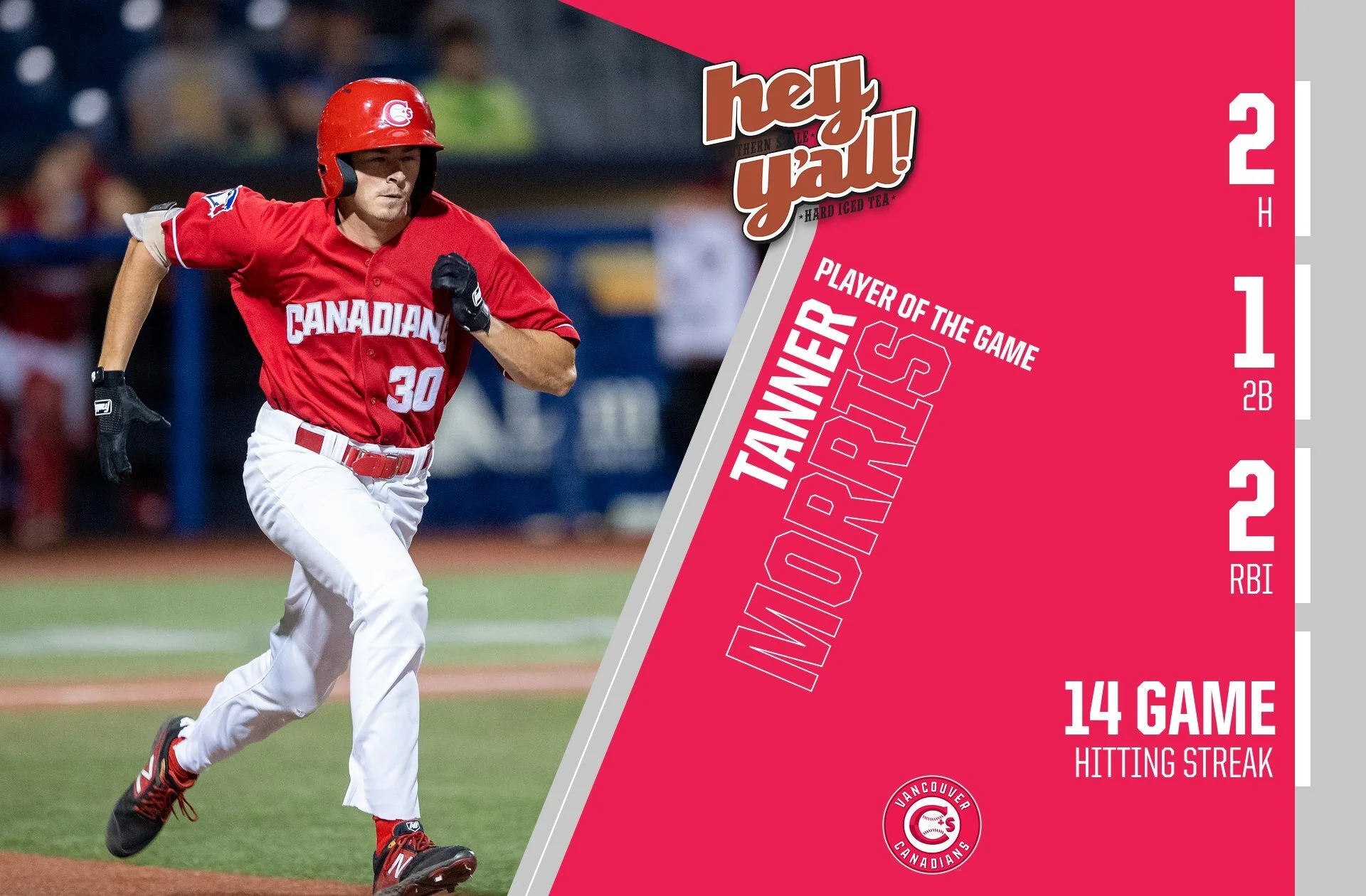 Canadians suffer lopsided loss to Hops