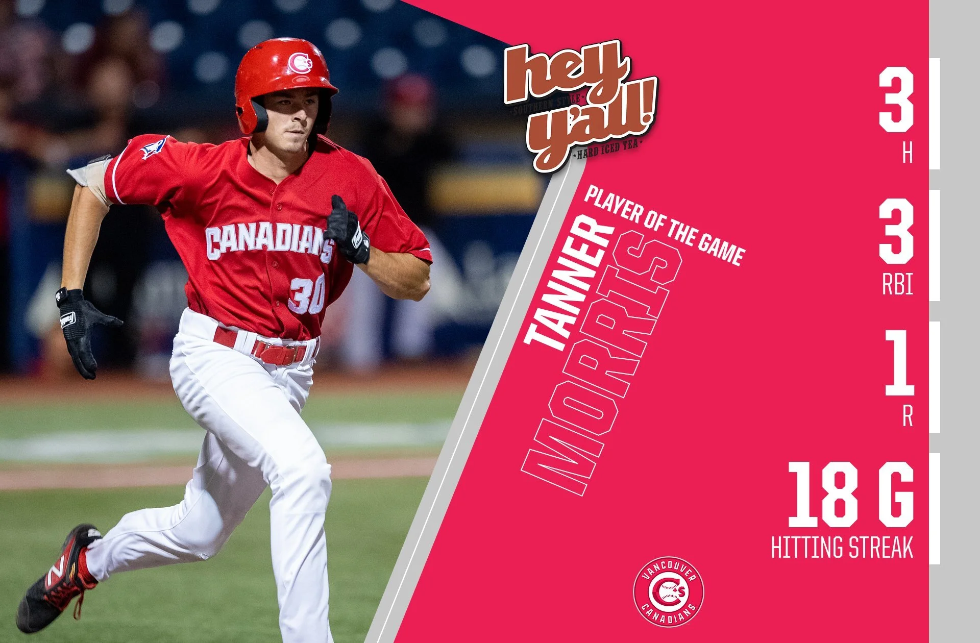 Big inning lifts Canadians to series split