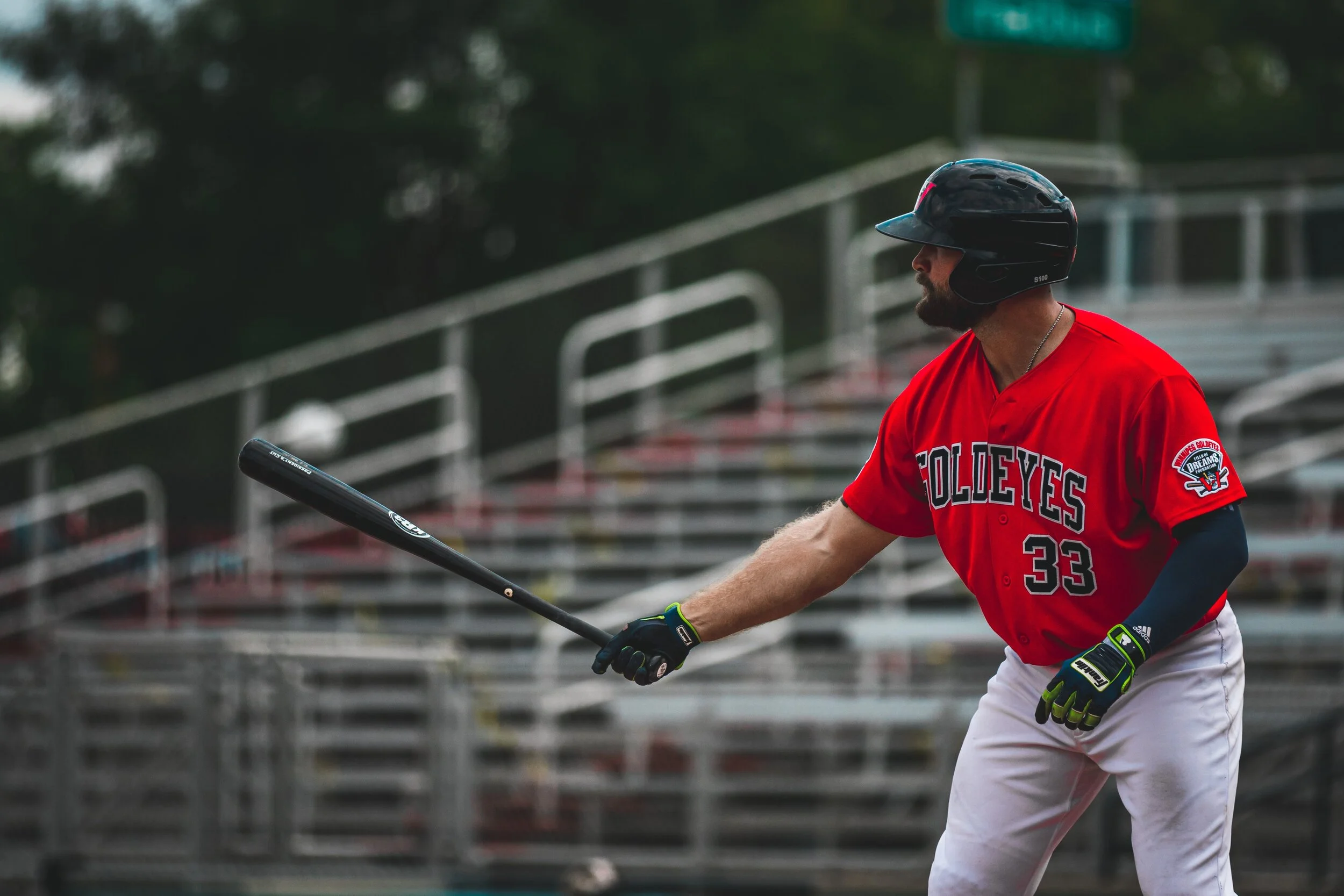 Kyle Martin belted his 29th home run of the season for the Winnipeg Goldeyes on Wednesday night to tie a franchise record. Photo: Winnipeg Goldeyes (file photo).