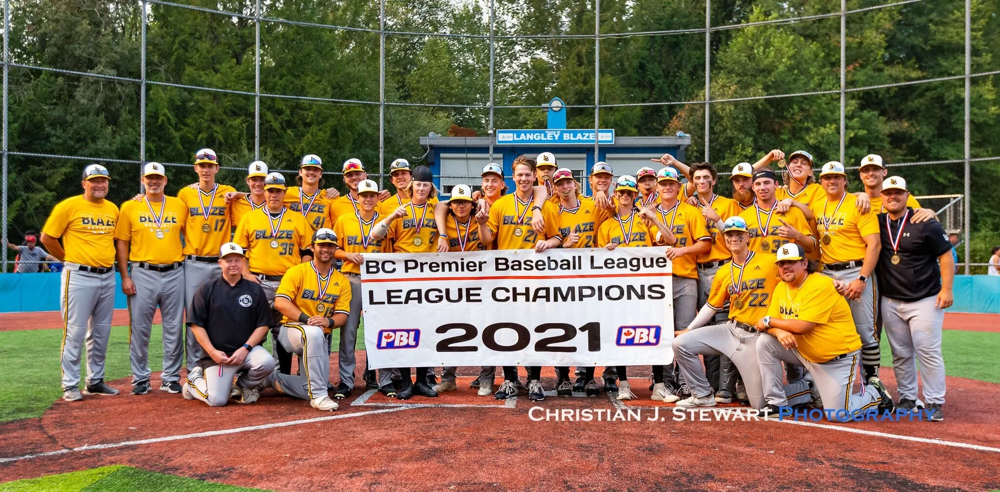 Langley blazes to BC Premier title