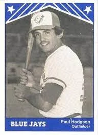 Paul Hodgson (Marysville, N.B.) belted his first MLB home run 41 years ago.