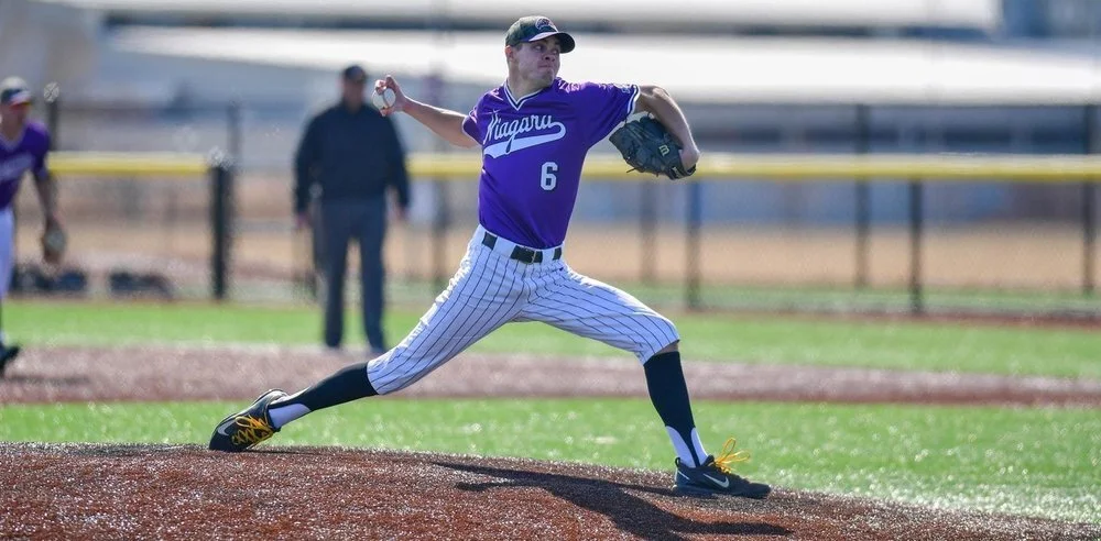 According to a report, right-hander Matt Brash (Kingston, Ont.) will be called up by the Seattle Mariners today. Photo: Niagar University Athletics