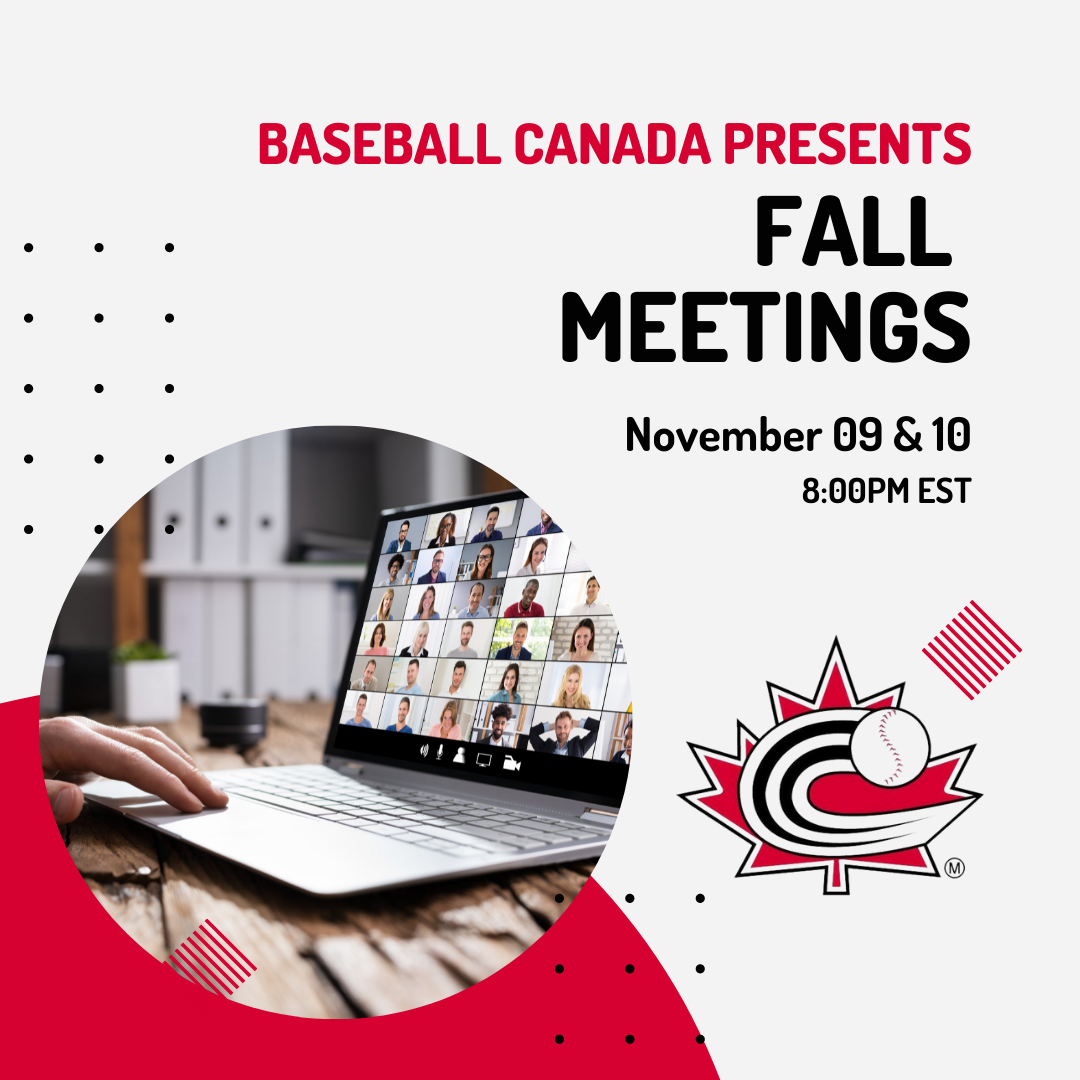 Register for Baseball Canada's fall meetings