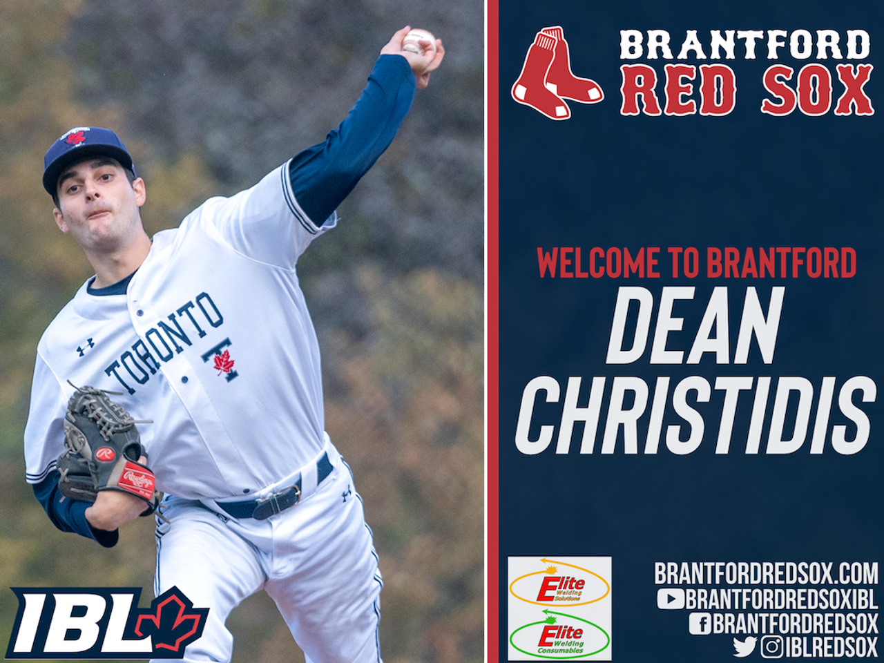 IBL's Brantford Red Sox sign Christidis