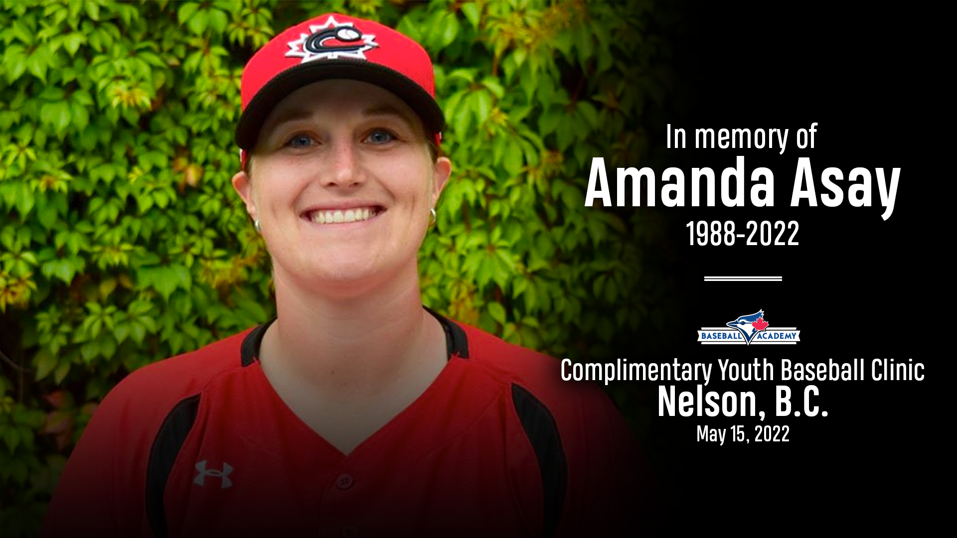 Blue Jays to host Youth Baseball Clinic in memory of Amanda Asay