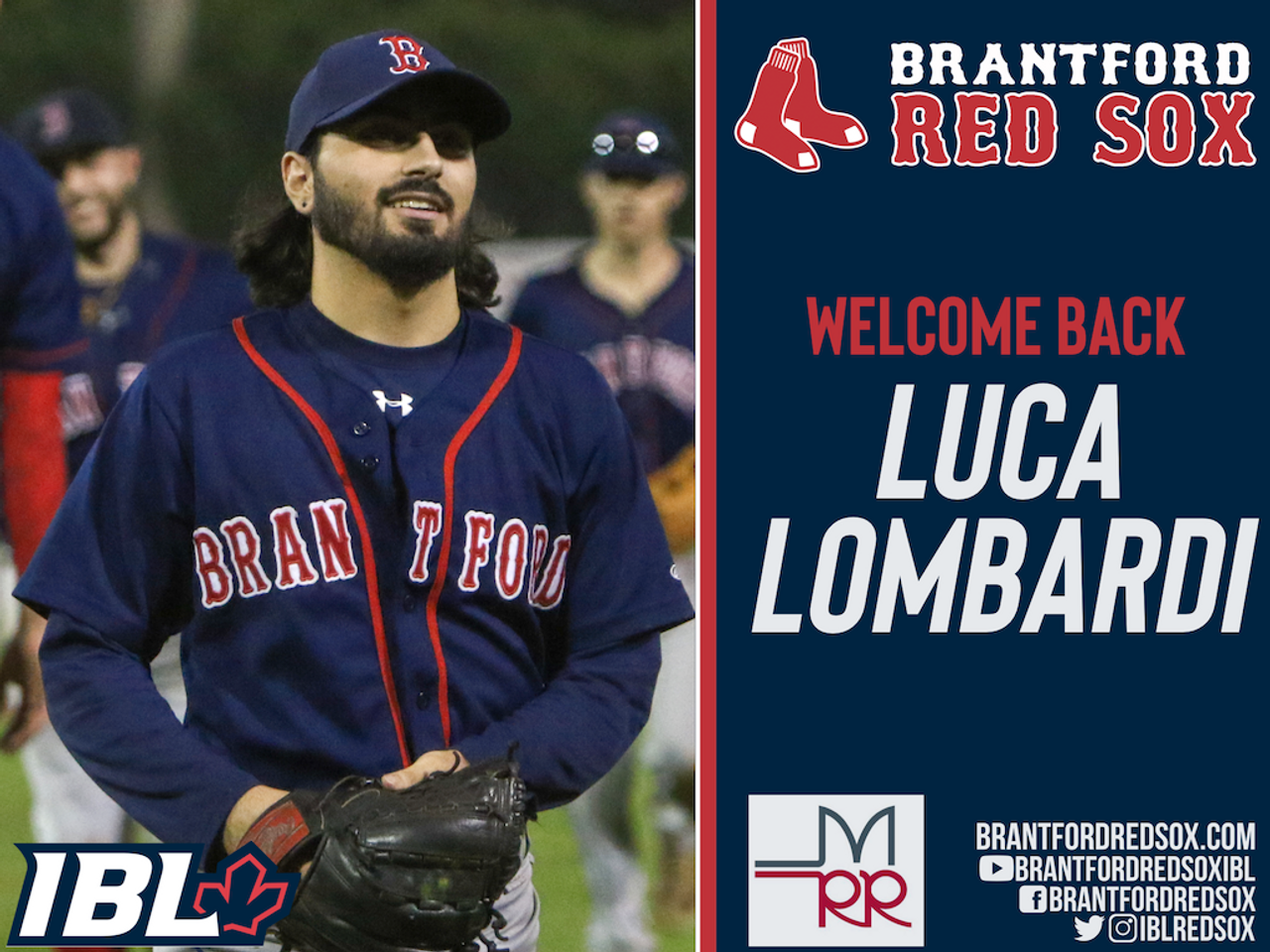 IBL's Brantford Red Sox re-sign Lombardi