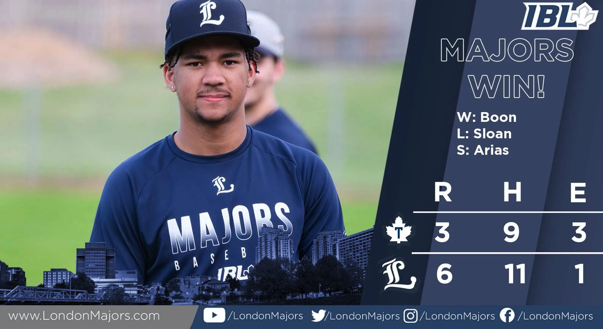 London Majors begin IBL title defence with win over Leafs