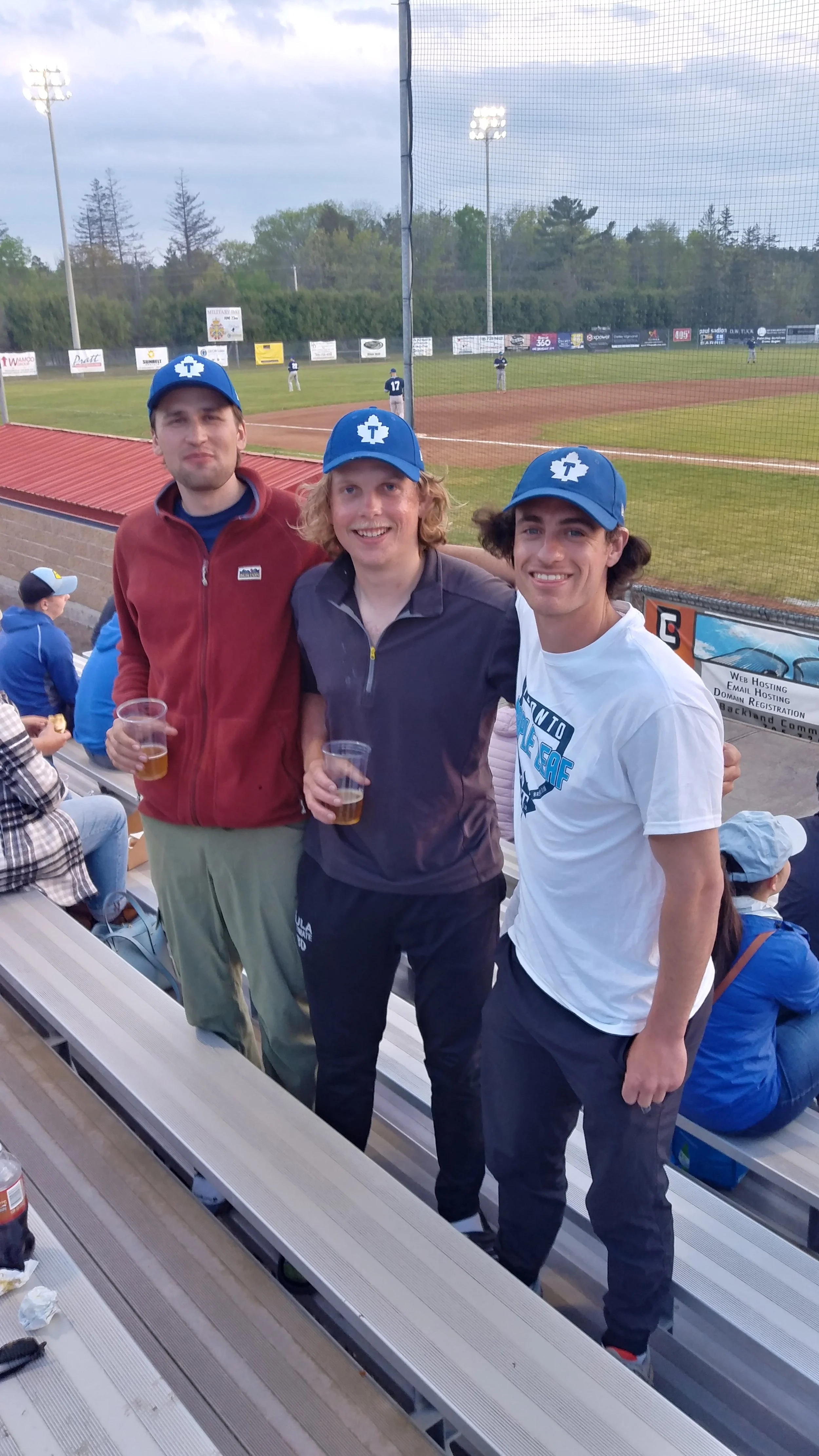 Three IBL fans biking around Ontario to see their beloved Leafs