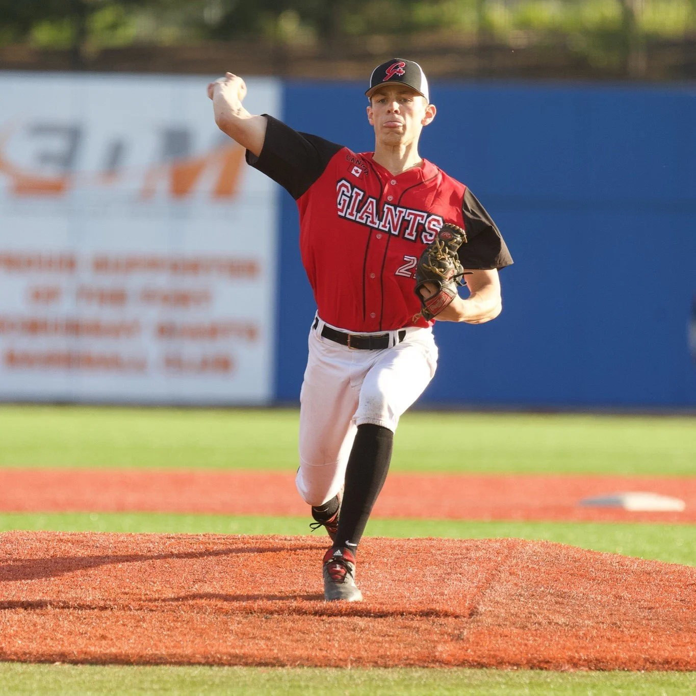 Hometown Giants pitcher gets job “Dunn” on Canada Day