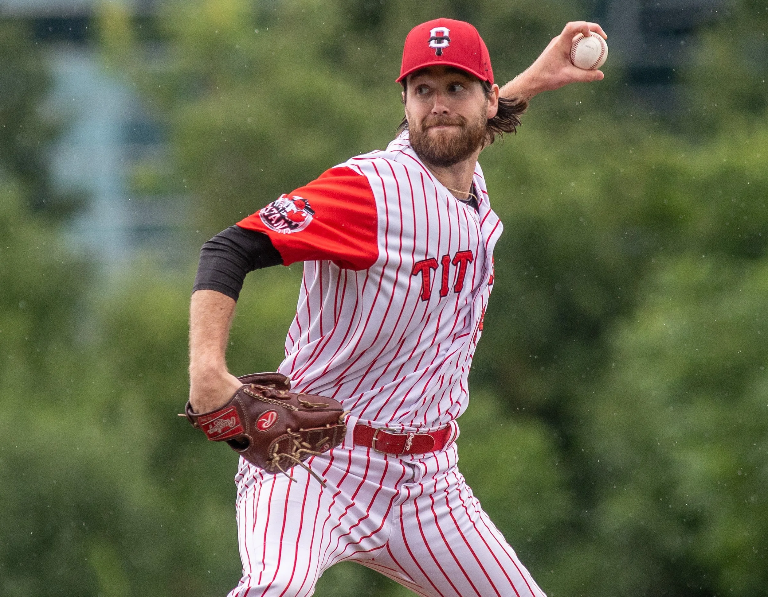 Titans rout Crushers in rain-shortened contest, take two of three