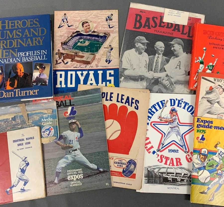 Canadian ball hall holding book and magazine sale