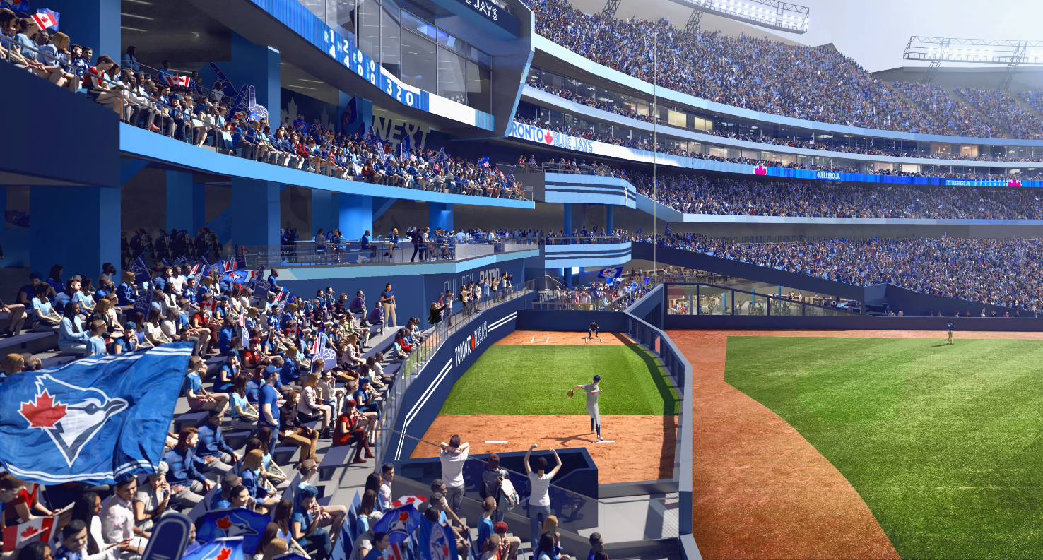 Blue Jays share $300-million Rogers Centre renovation plans