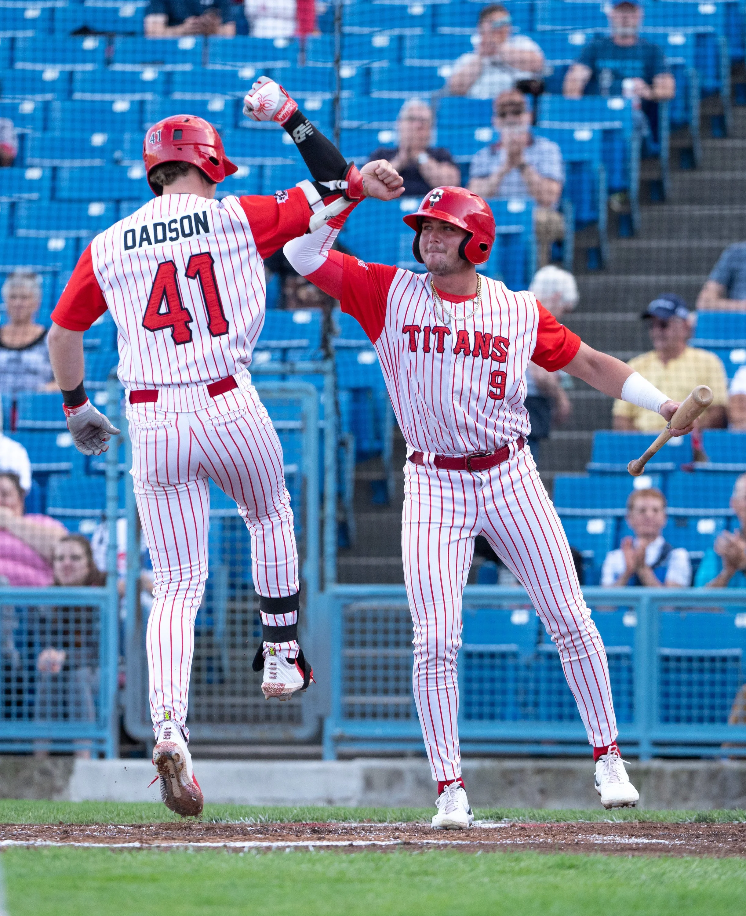 Dadson goes yard twice as Titans take all-Canadian matchup