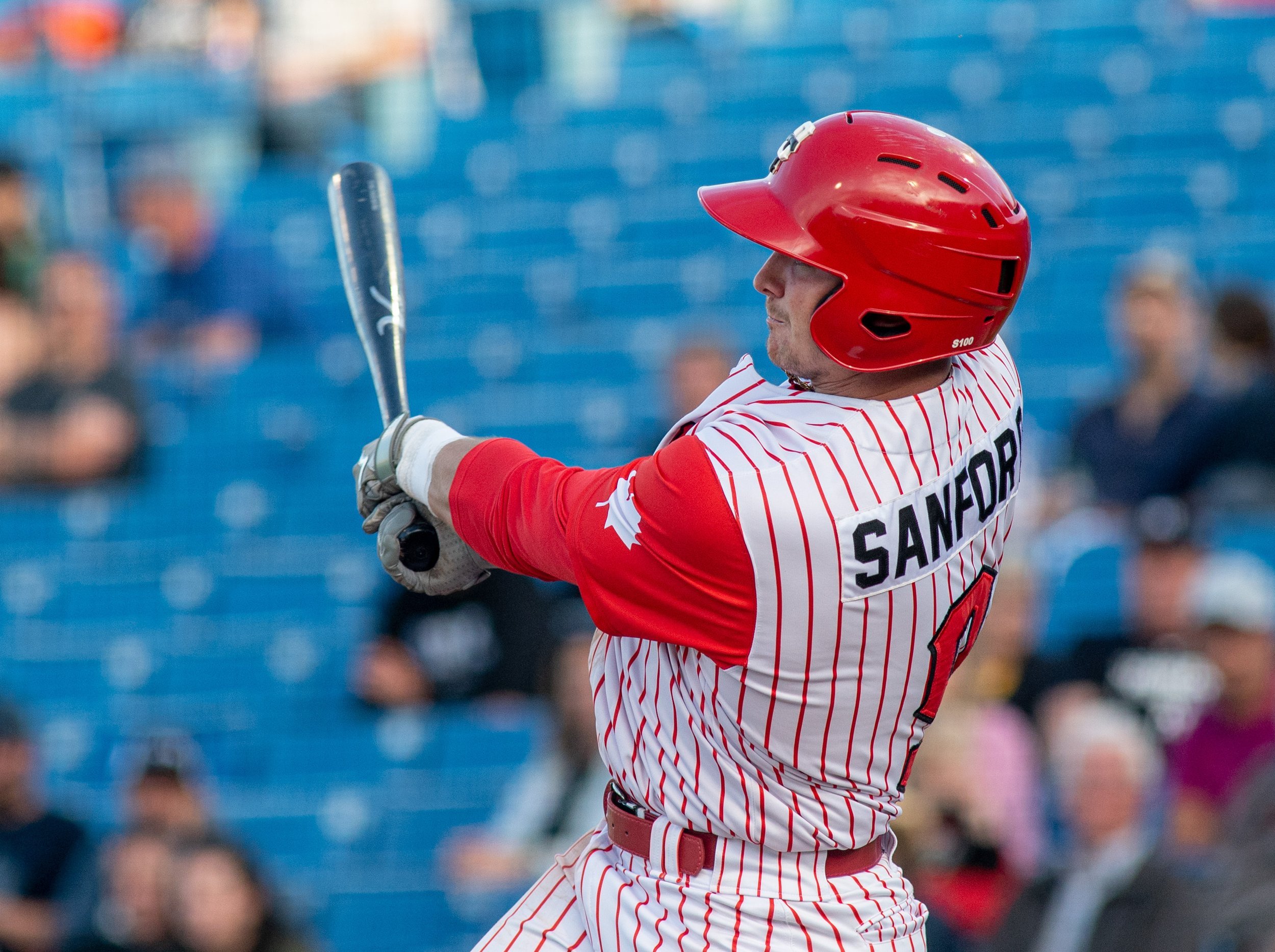 Two-hit games by Dadson, Sanford help Titans to win