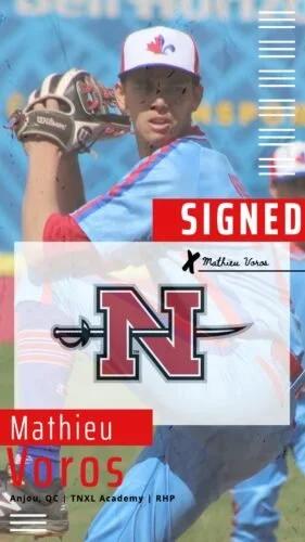RHP Mathieu Voros, Signs FA contract with New York Mets - $100,000