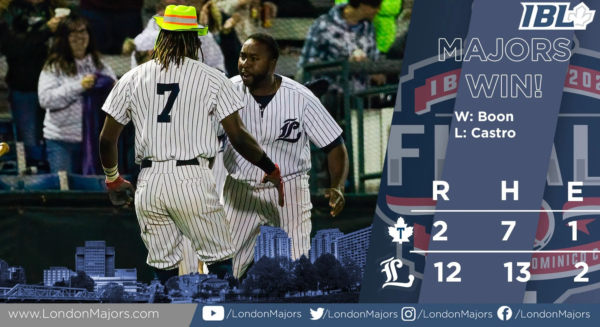 Six-run second sparks Majors to Game 1 IBL finals win