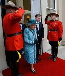 Elliott: Queen Elizabeth in person, portraits &amp; paintings at rinks, schools &amp; church