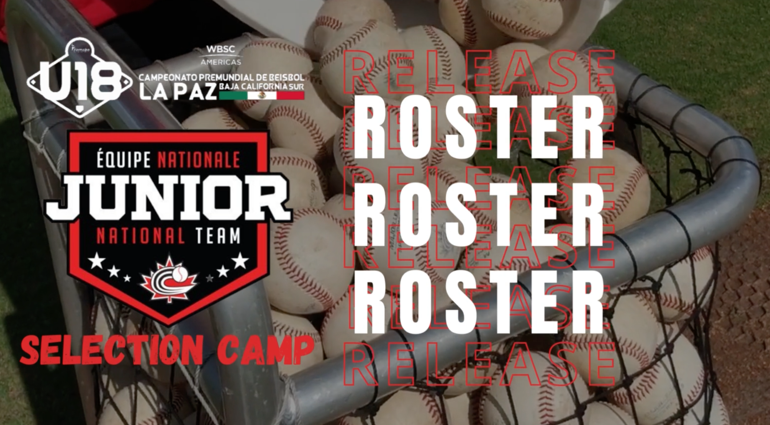 Baseball Canada announces selection camp invitees for Americas U-18 Baseball World Cup Qualifier 