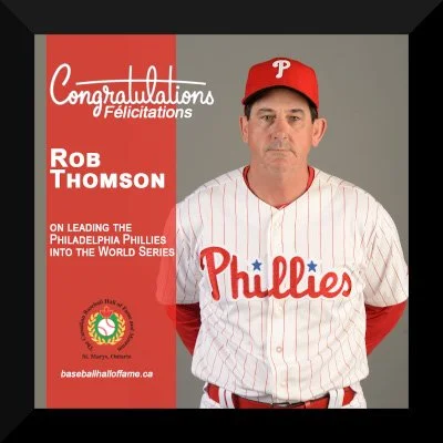 Canadian Baseball Hall of Famer Thomson set to manage Phillies in World Series