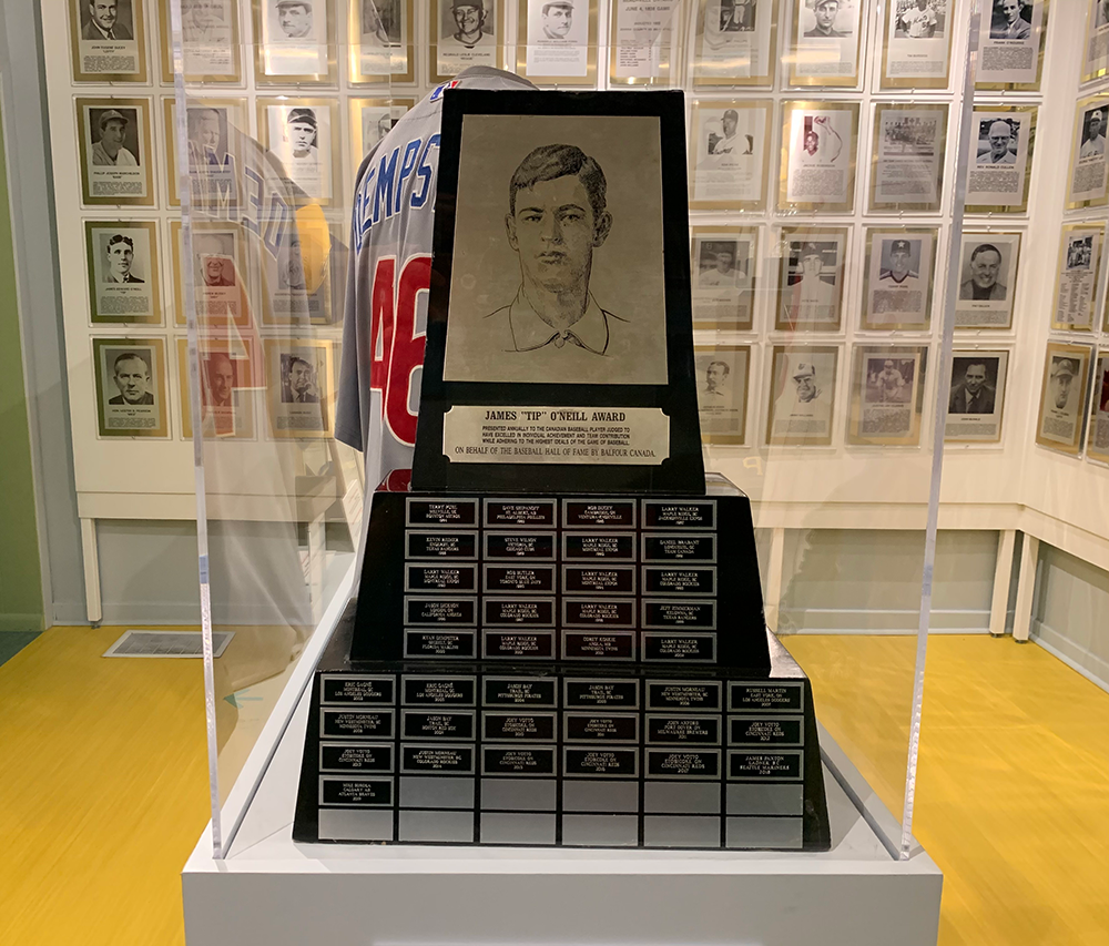 Canadian ball hall to announce Tip O'Neill Award winner on Tuesday