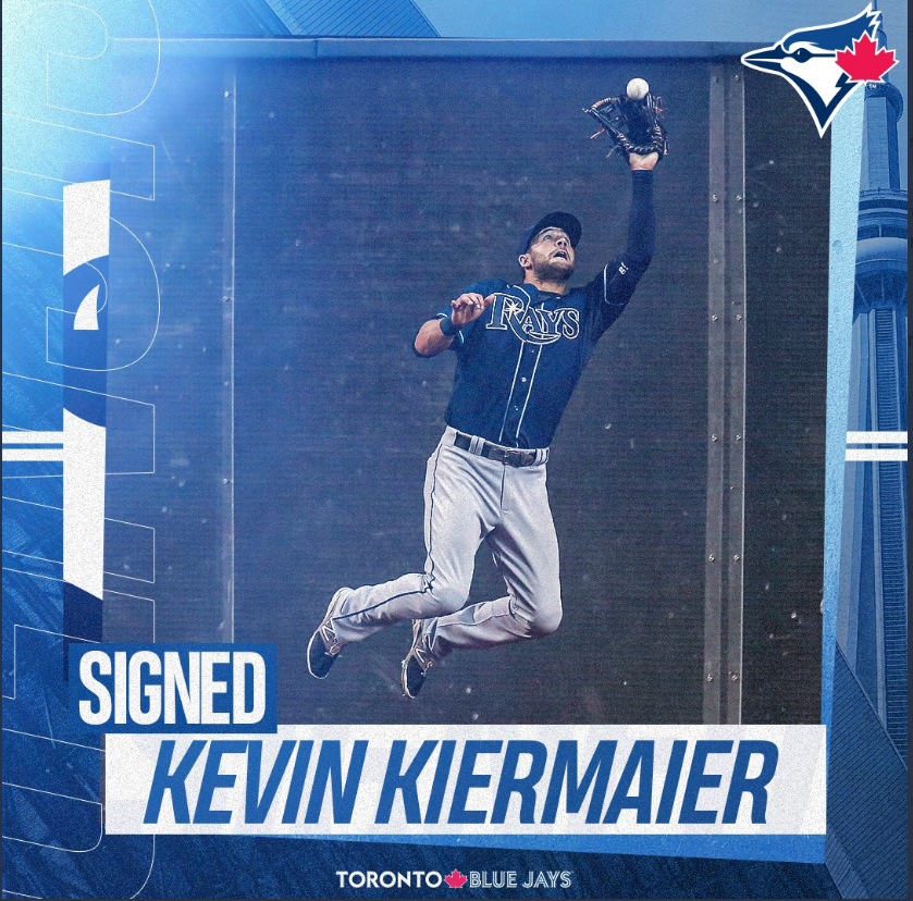 Blue Jays make Kiermaier signing official