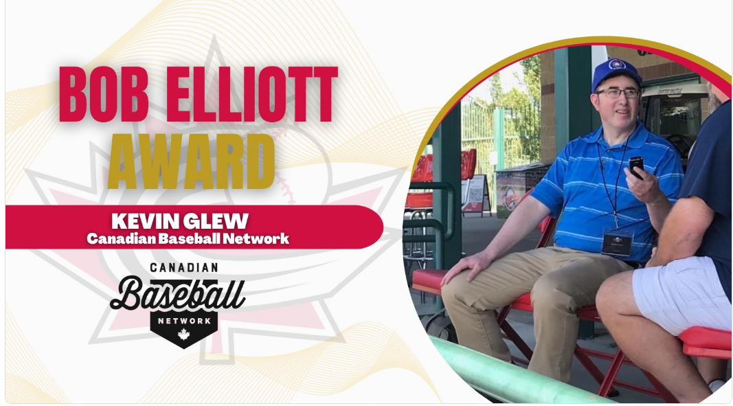CBN's Kevin Glew named recipient of Baseball Canada's Media Recognition Award 