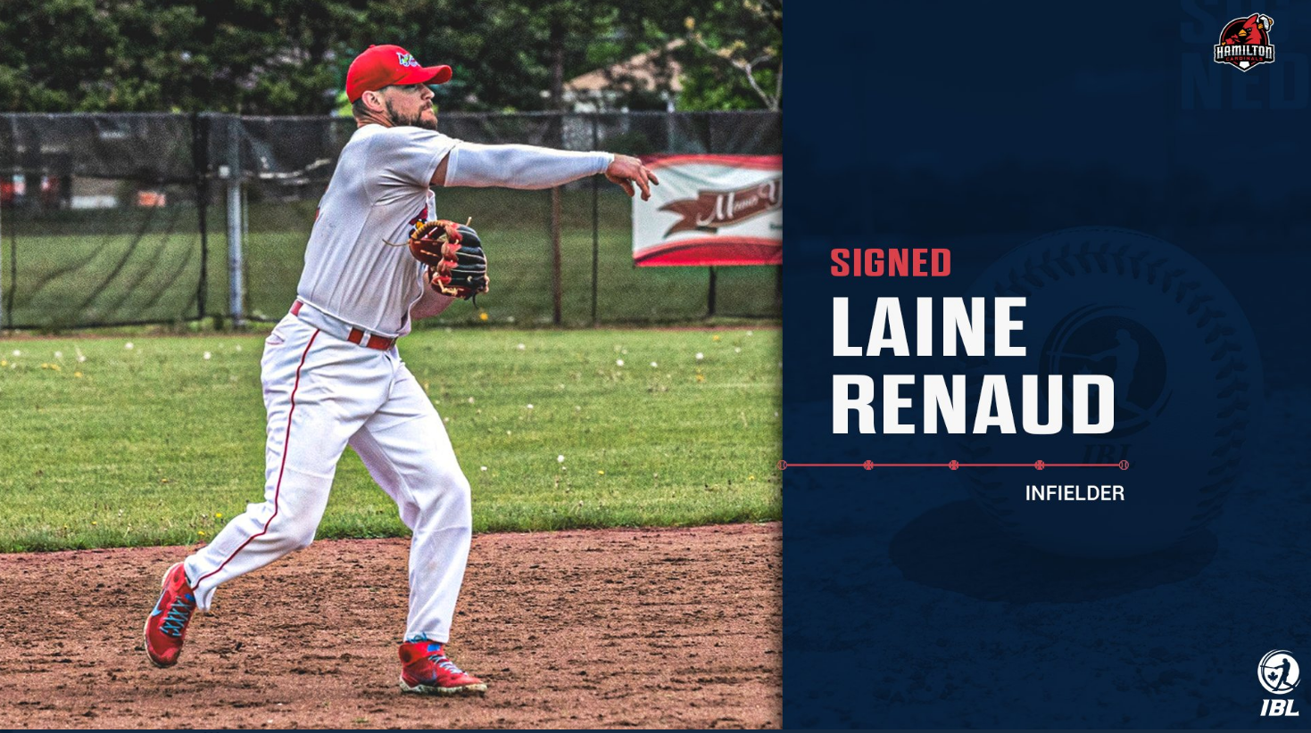 IBL's Hamilton Cardinals re-sign Renaud