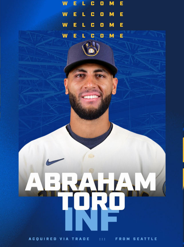 Toro agrees to 2023 contract with Brewers