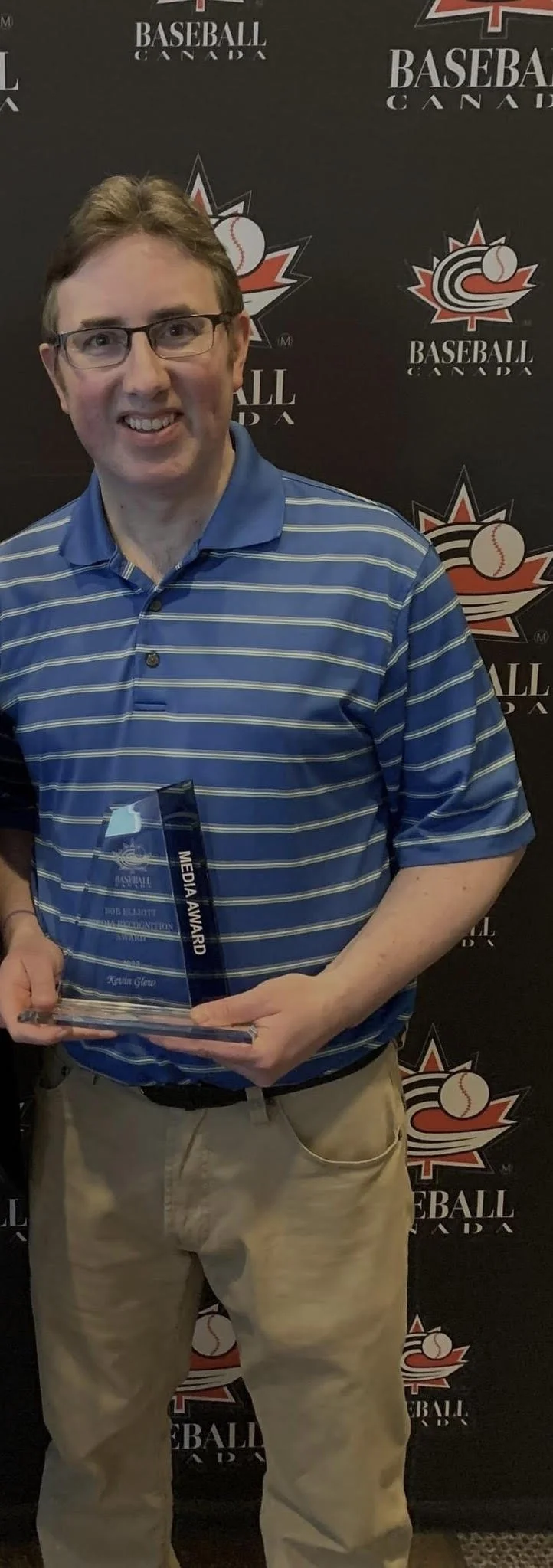 Elliott: Glew celebrates Baseball Canada award by writing and Tweeting