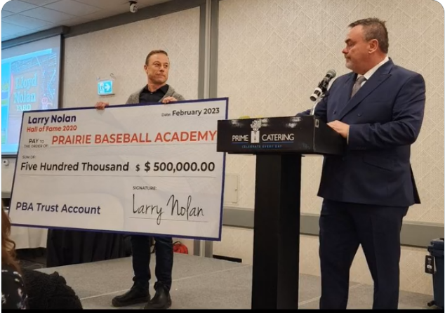 Nolan donates $500,000 to Prairie Baseball Academy