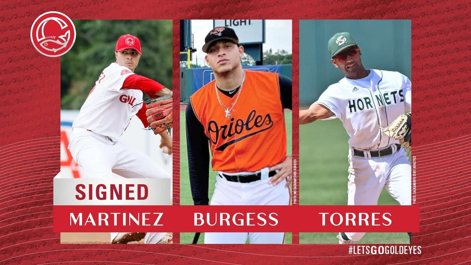 Goldeyes sign trio of players