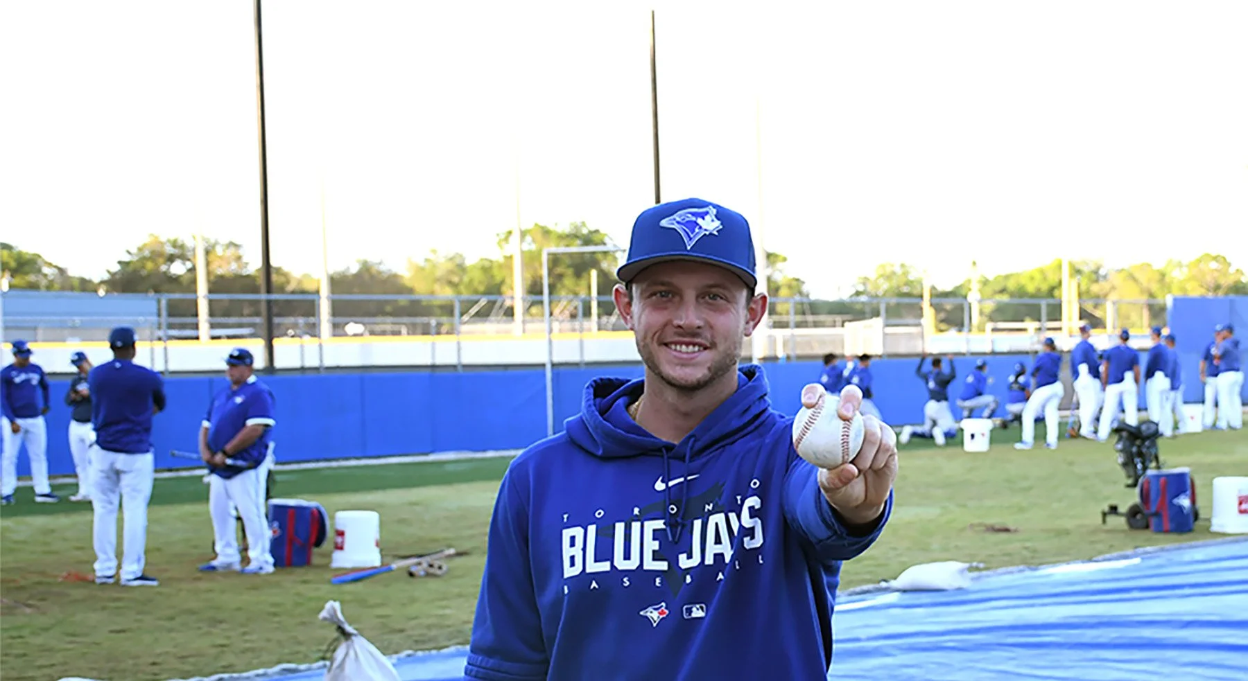 Former two-way player Wallace continues development in Jays' system
