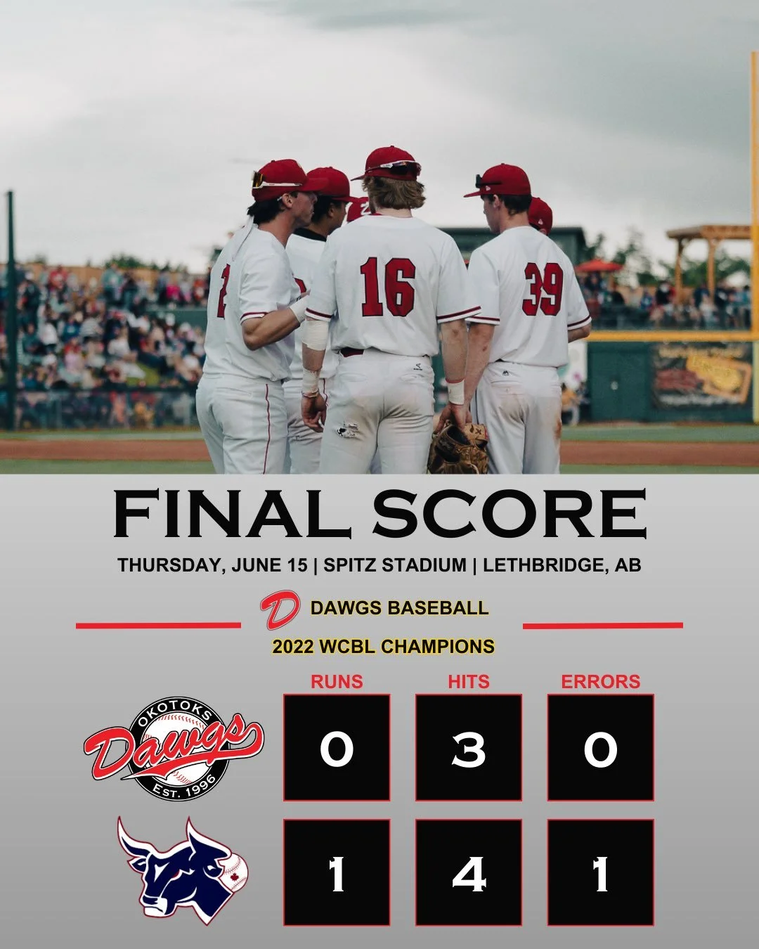 Dawgs shut out by Bulls