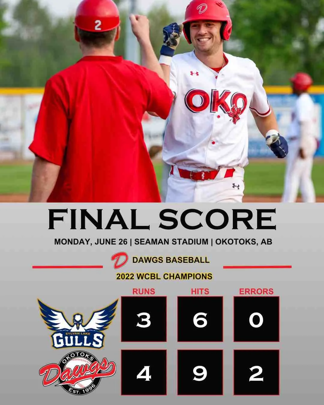 Dawgs rally for win over Gulls