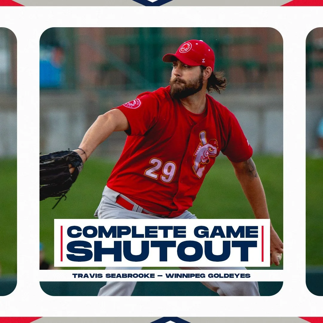 Goldeyes' Seabrooke tosses shutout against Salt Dogs