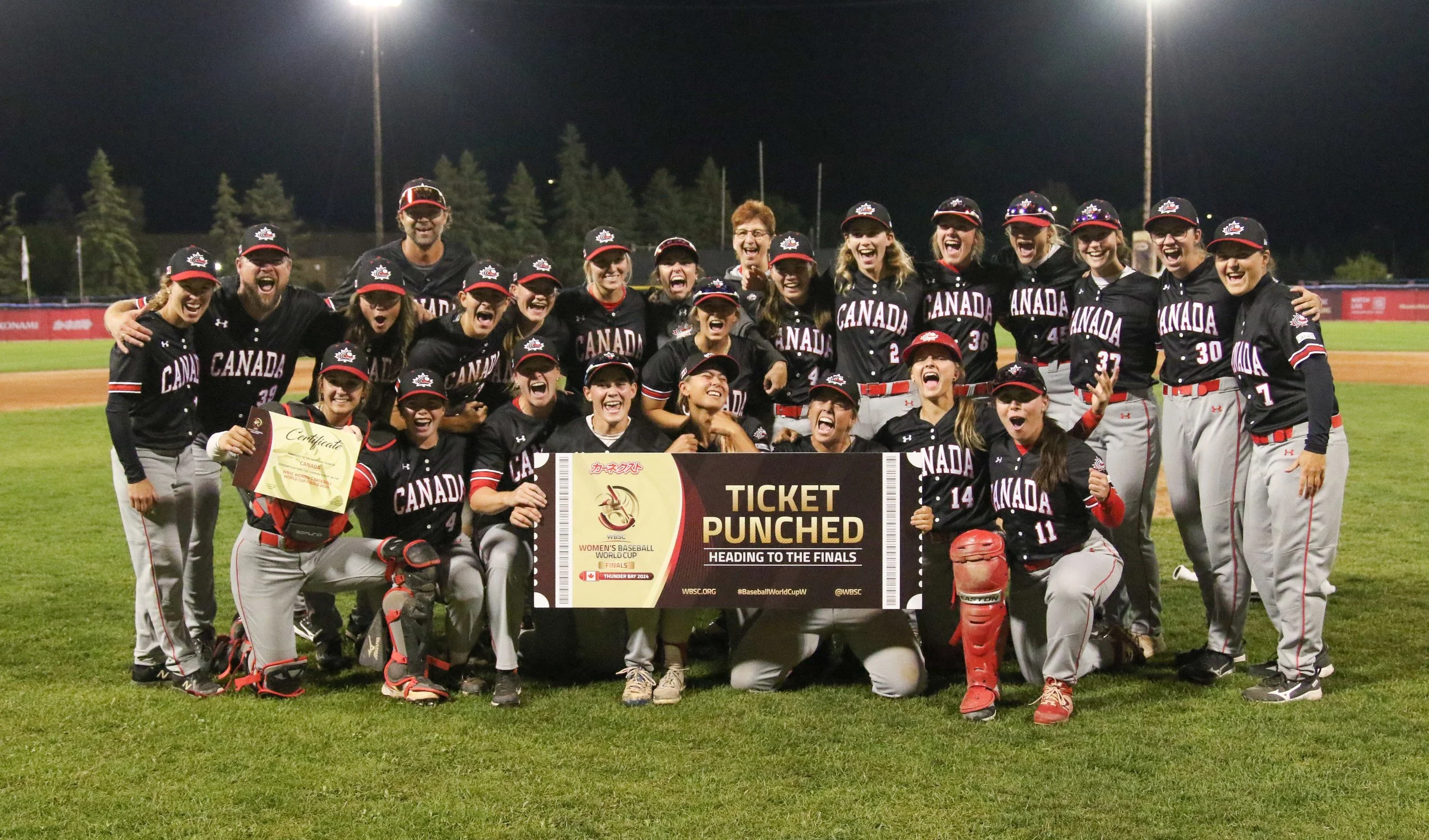 Women’s Baseball World Cup: Canada gets by Australia to “punch ticket’ to Finals