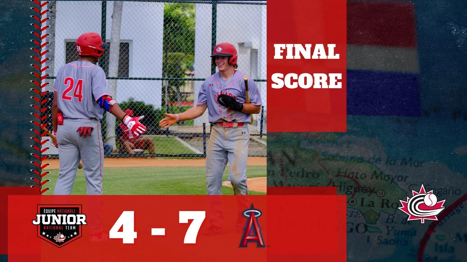 Juniors drop first game of Dominican camp 7-4 to Angels
