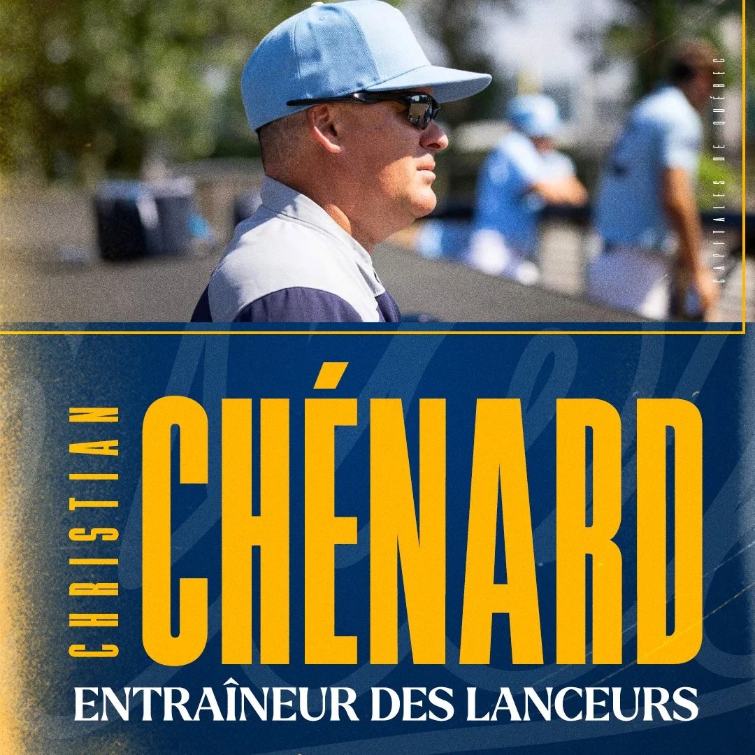 Chénard named pitching coach of Quebec Capitales