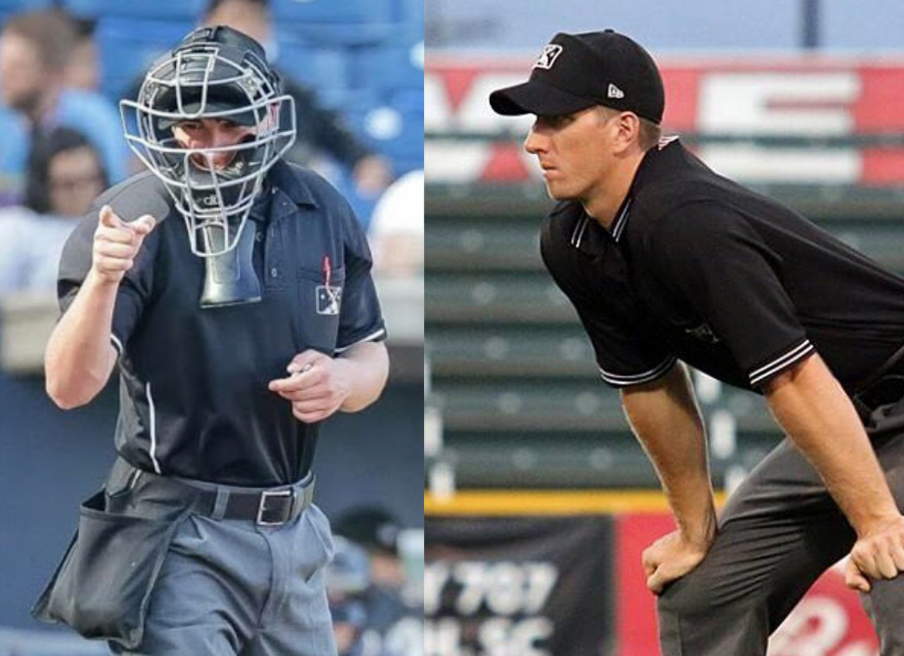 Two ex-IBL umpires working MLB spring training games