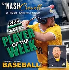 Canadian Baseball Network College Player of the Week: Nash Crowell 