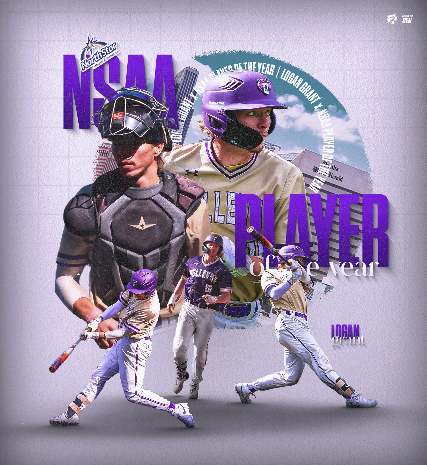 Grant named NSAA Player of the Year, Luther named First Team All-NSAA